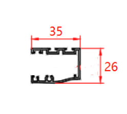 Simplicity Roller 3-Sides - Shade